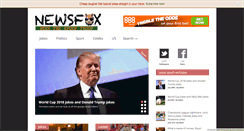 Desktop Screenshot of newsfoxsatire.com